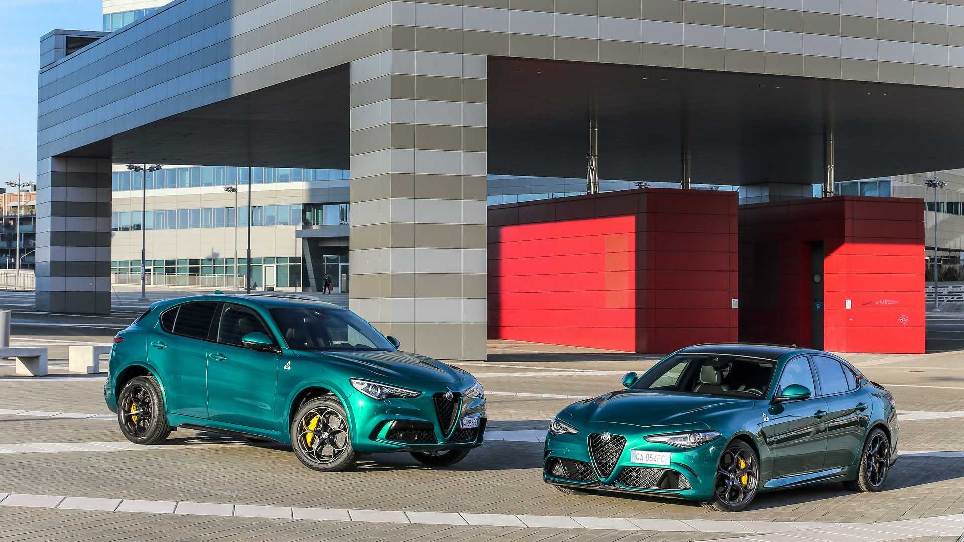 Alfa Romeo Stelvio Quadrifoglio та Giulia Quadrifoglio