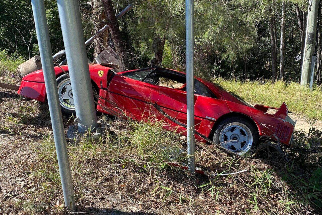 Аварія Ferrari F40 в Австралії