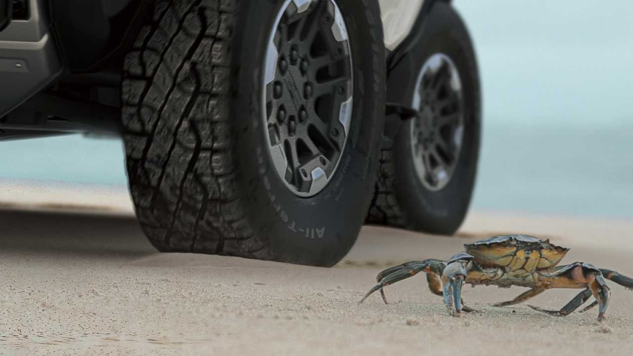 GMC Hummer режим-краба