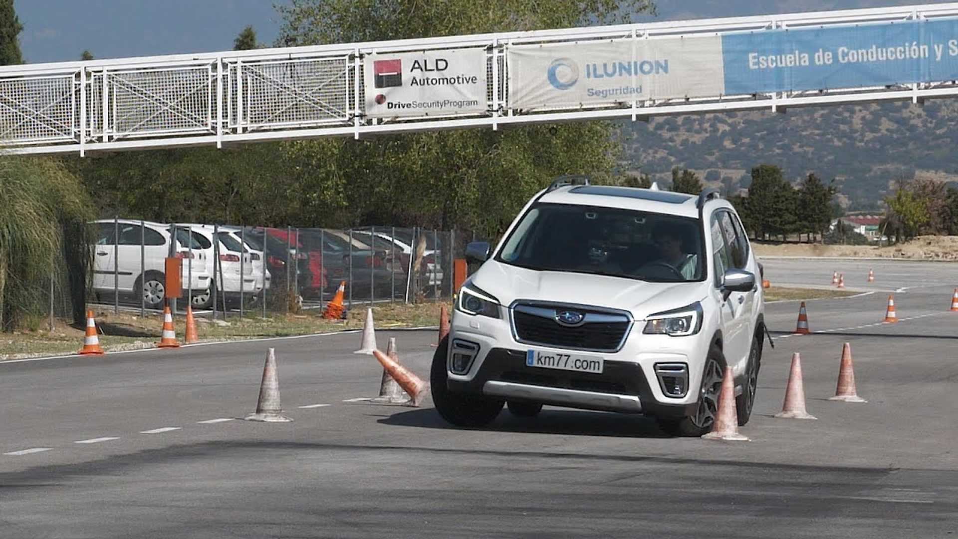 Subaru Forester лосиний тест