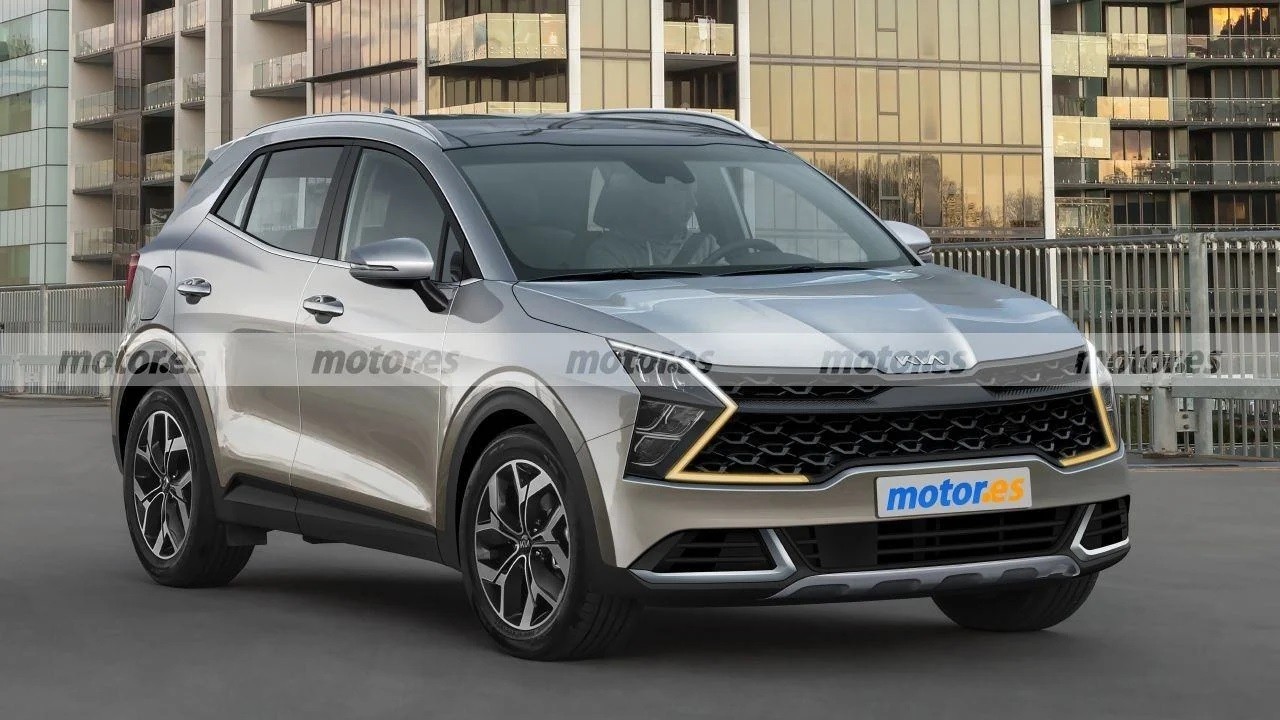 Kia Sportage кросовер 2021 рендер