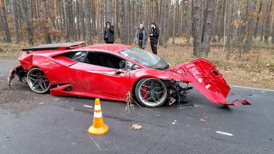 Lamborghini Huracan аварія