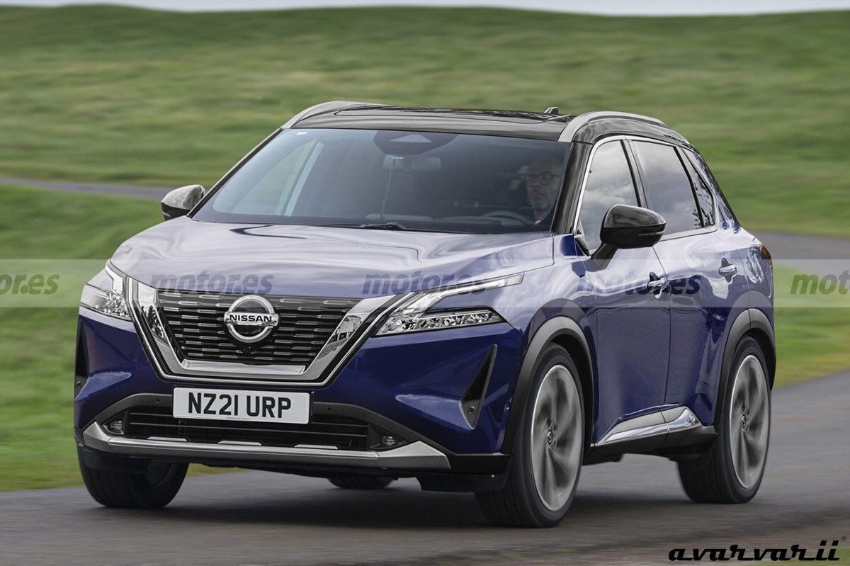 Nissan Qashqai 2021 рендер