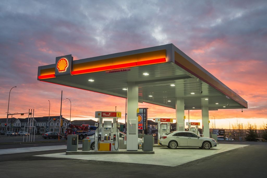 Заправка Shell