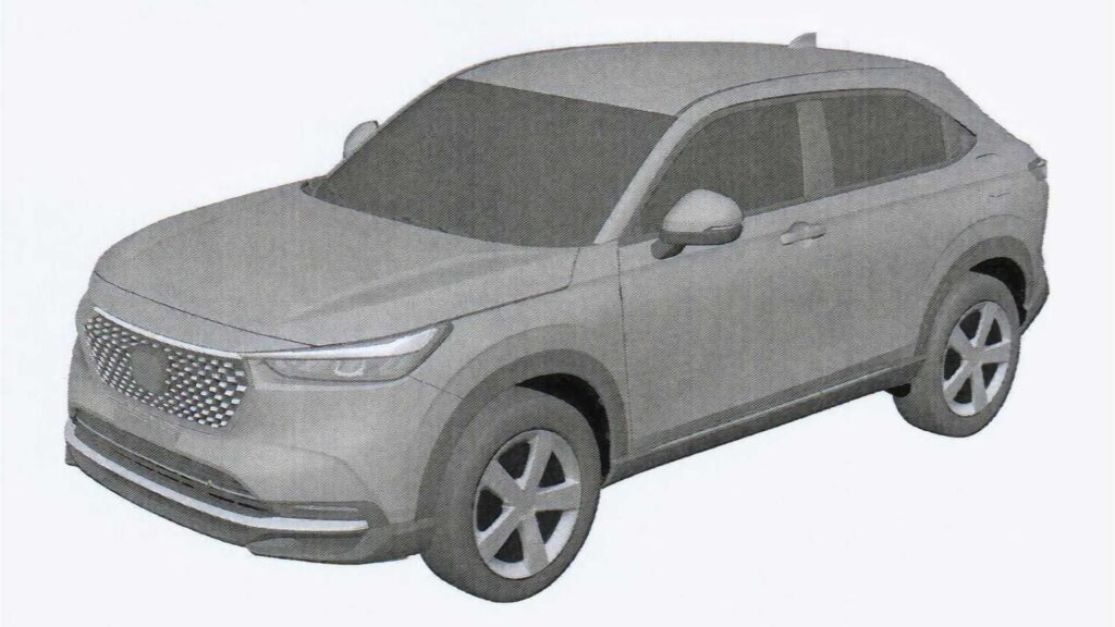 Honda HR-V 2022 року (патентні зображення)