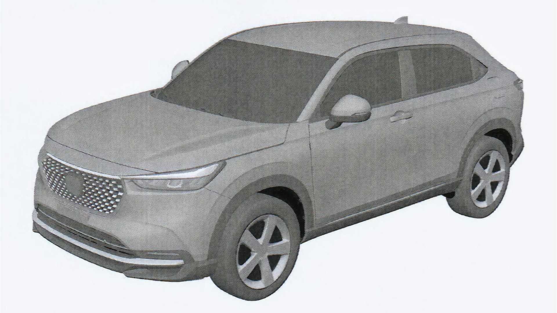 Honda HR-V 2022 року (патентні зображення)