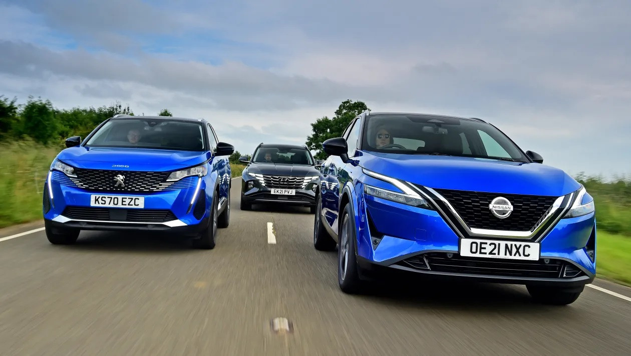 Nissan Qashqai, Peugeot 3008, Hyundai Tucson