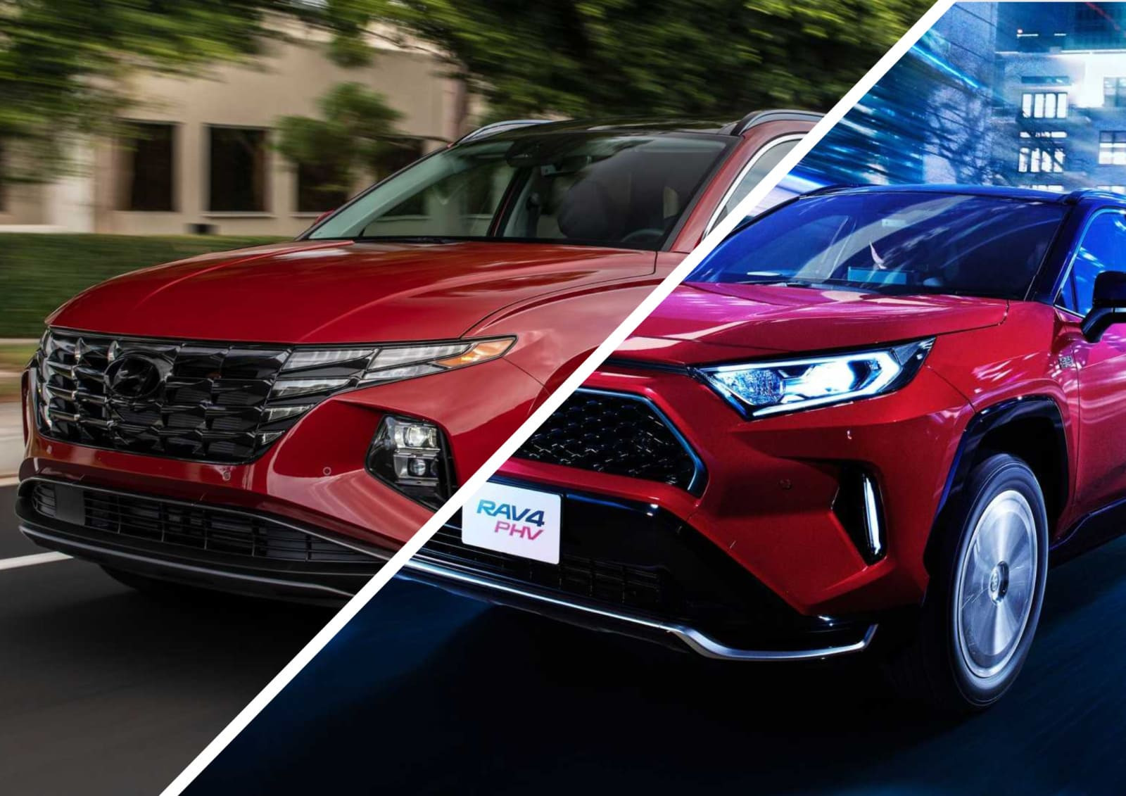 Hyundai Tucson PHEV порівняння Toyota RAV4 Prime