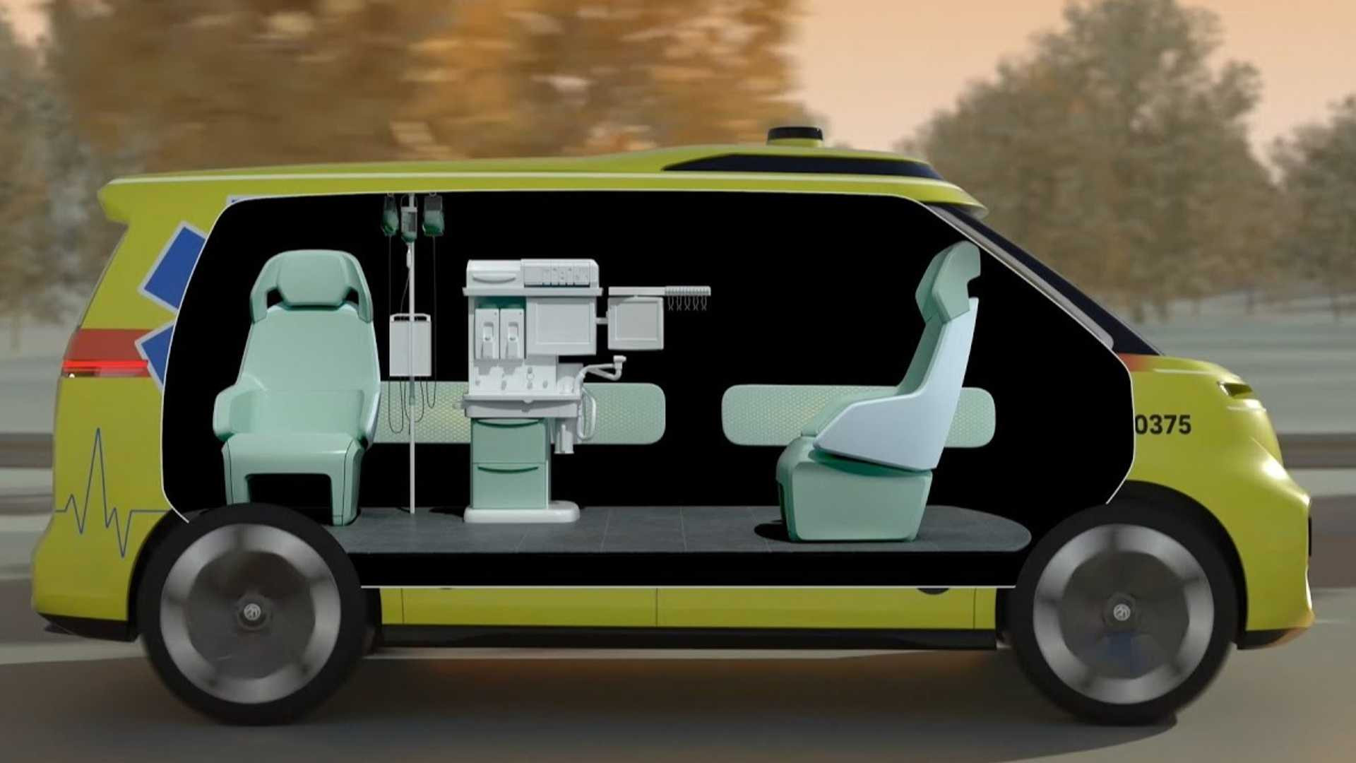 Volkswagen ID Buzz - автомобіль швидкої допомоги