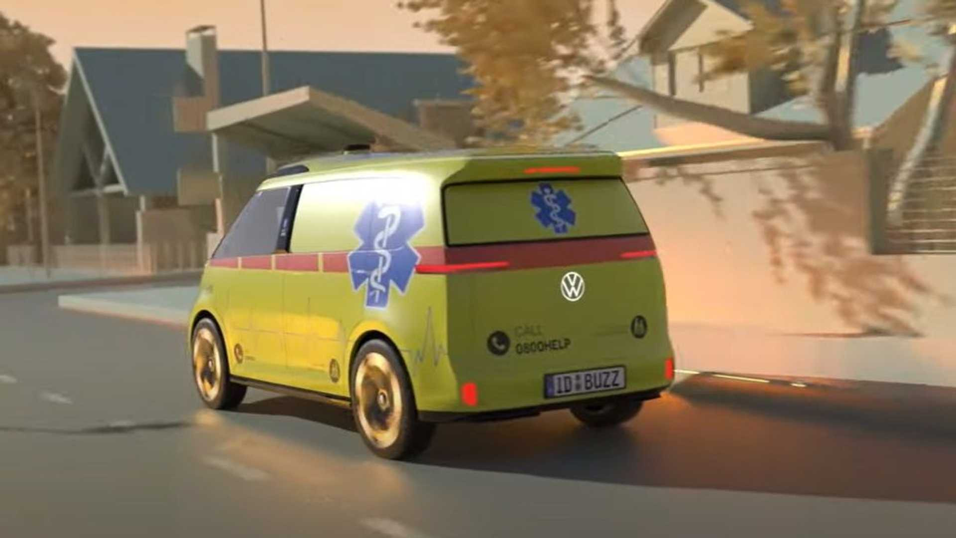 Volkswagen ID Buzz - автомобіль швидкої допомоги