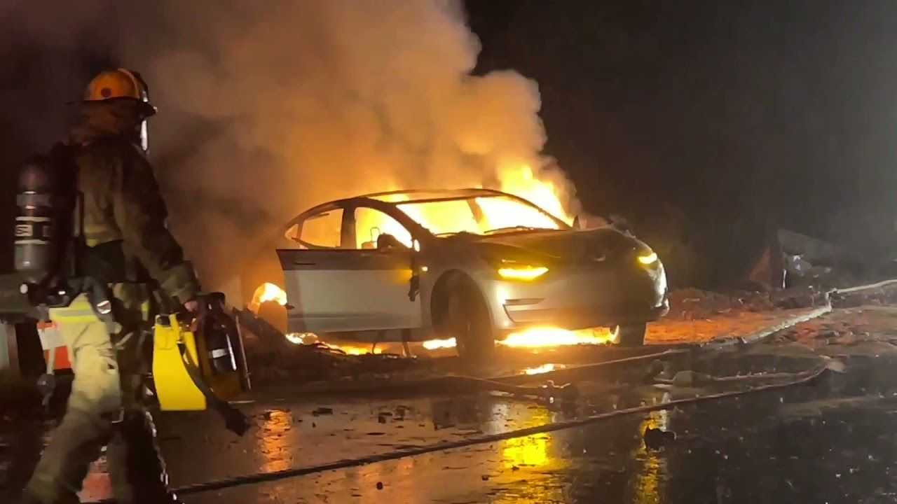 Пожежа Tesla Model 3