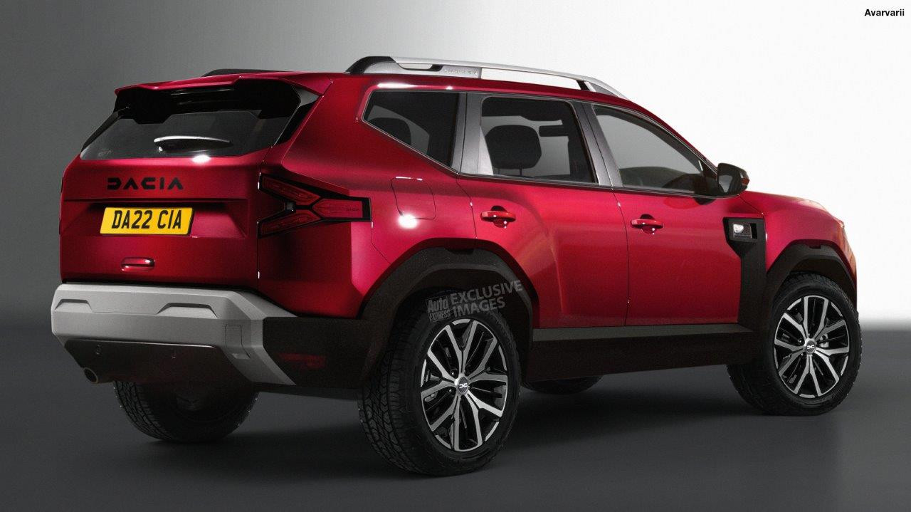 Рендер Dacia Bigster 2022 року