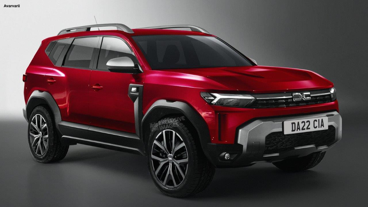 Рендер Dacia Bigster 2022 року