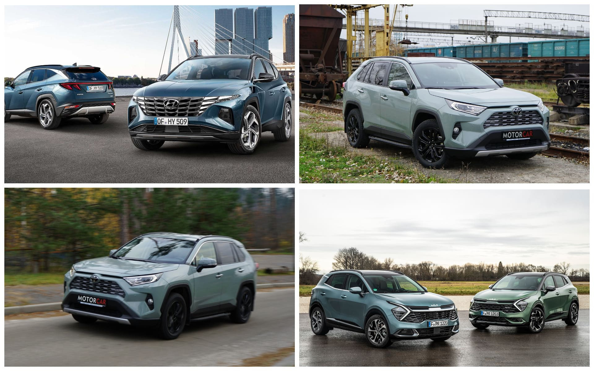 Kia Sportage, Hyundai Tucson, Toyota RAV4: Який кросовер обрати?
