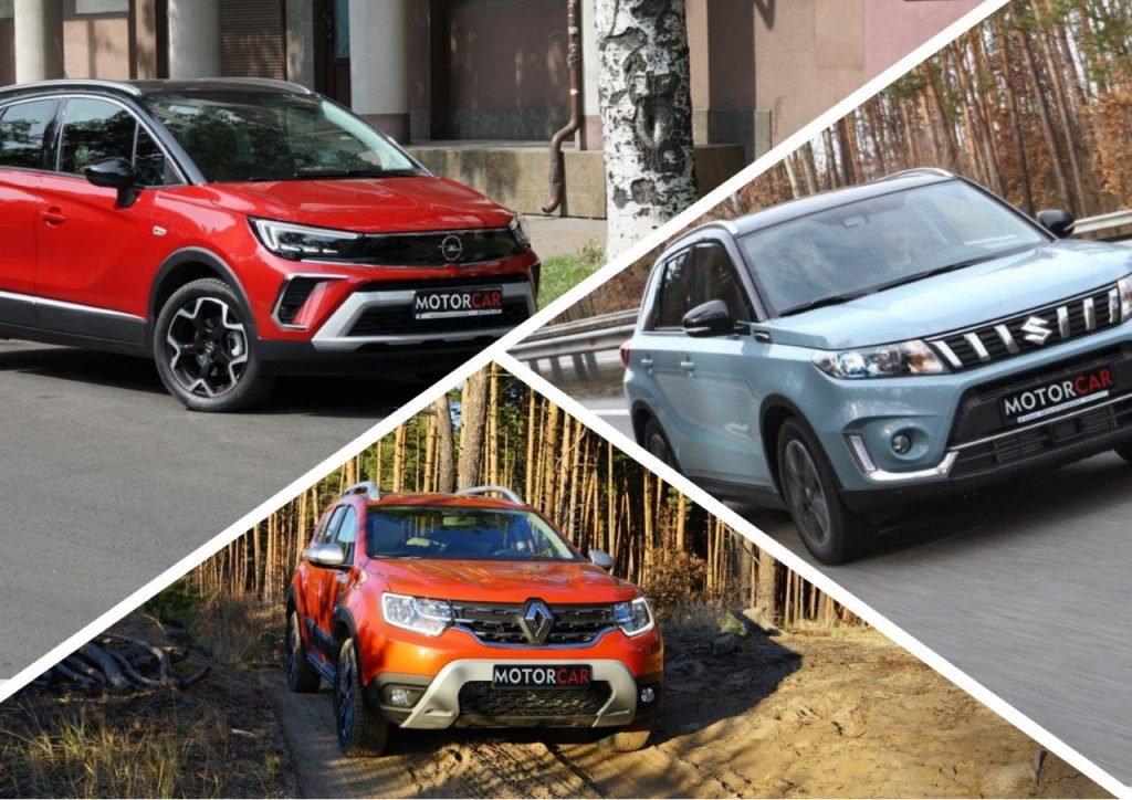 Opel Crossland Suzuki Vitara Renault Duster