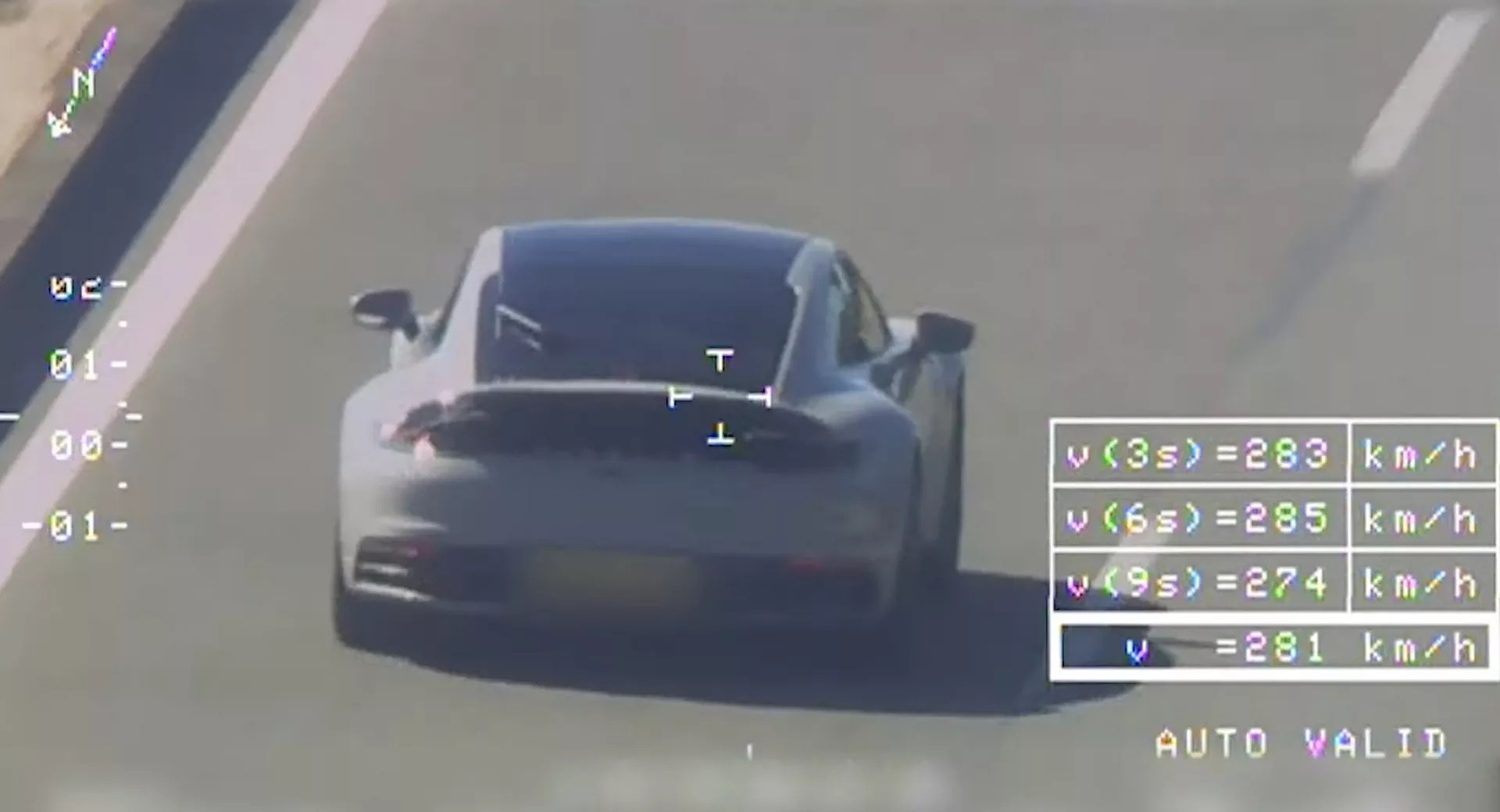 Porsche 911 порушує швидкість