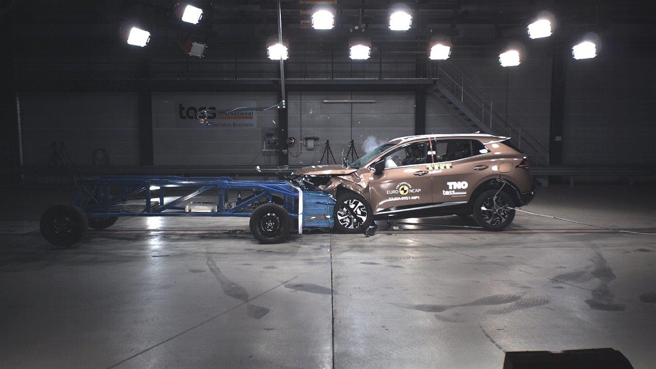 Краш-тест Kia Sportage