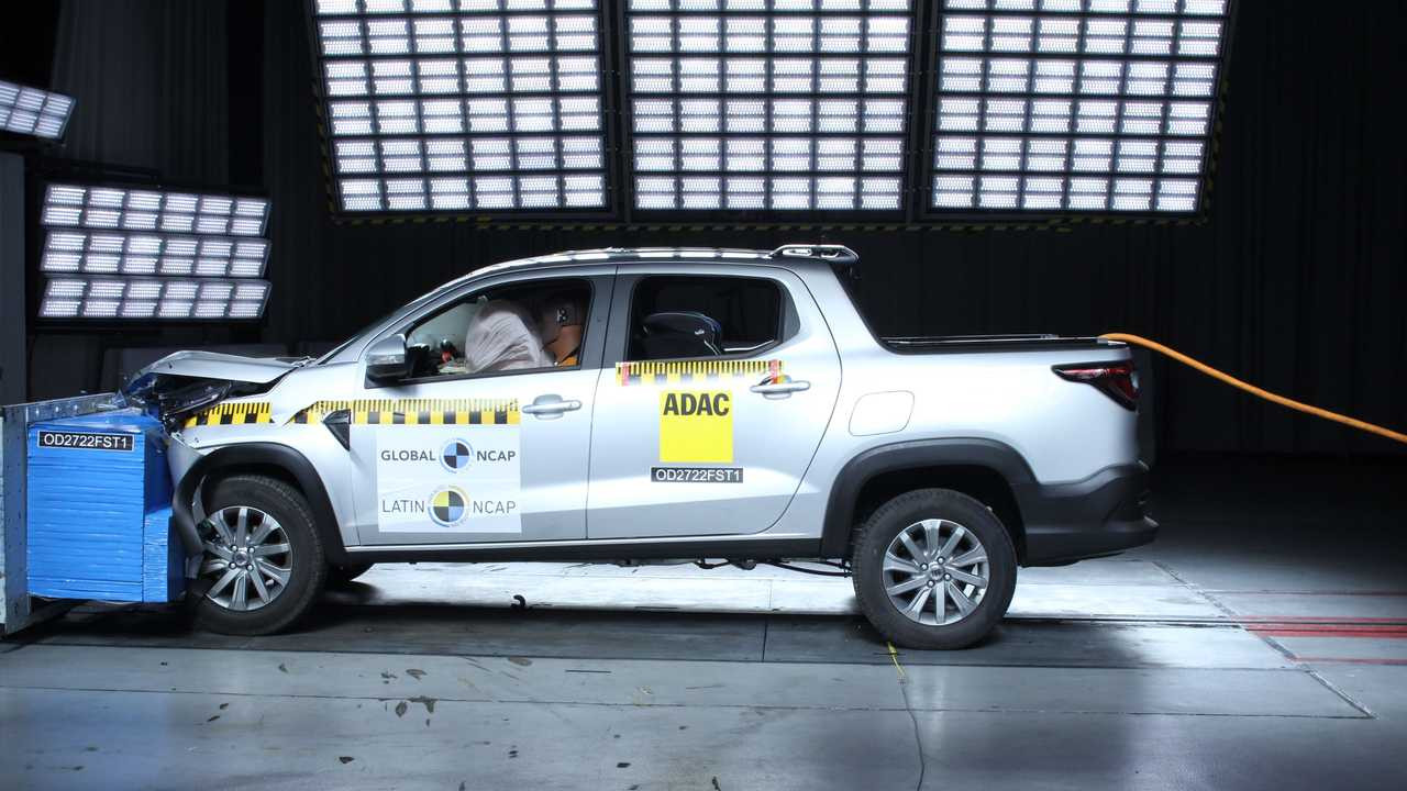 Fiat Strada краш-тест Latin NCAP
