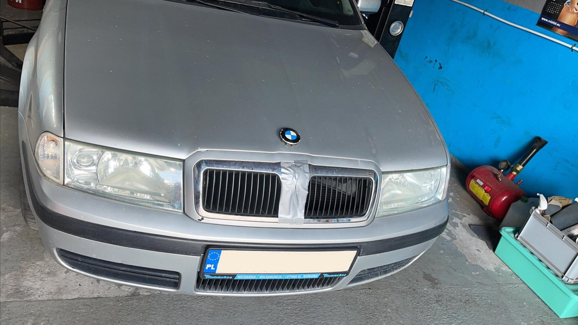 Skoda Octavia скотч BMW