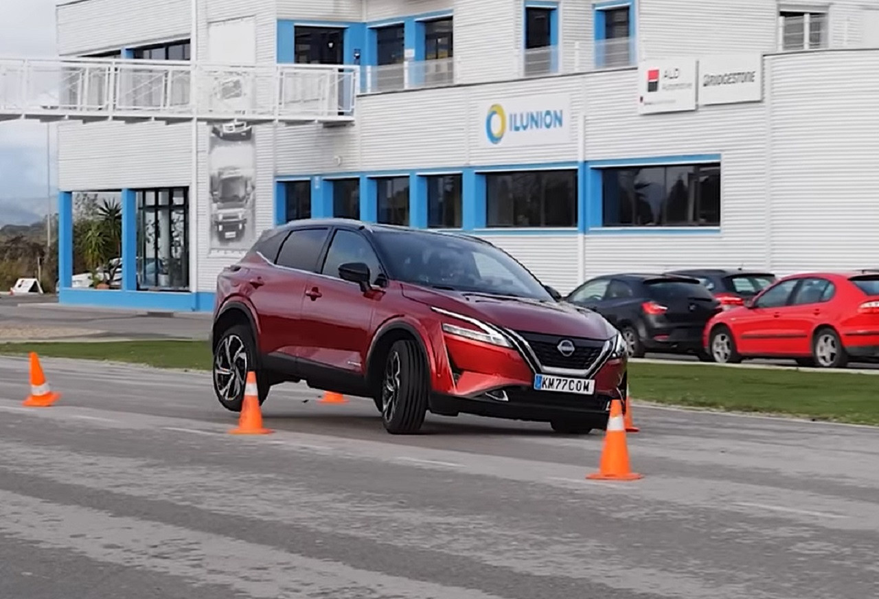 Nissan Qashqai лосиний тест