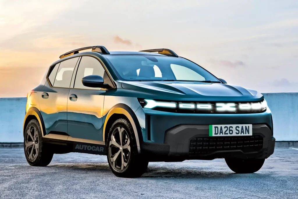 Рендер покоління Dacia Sandero