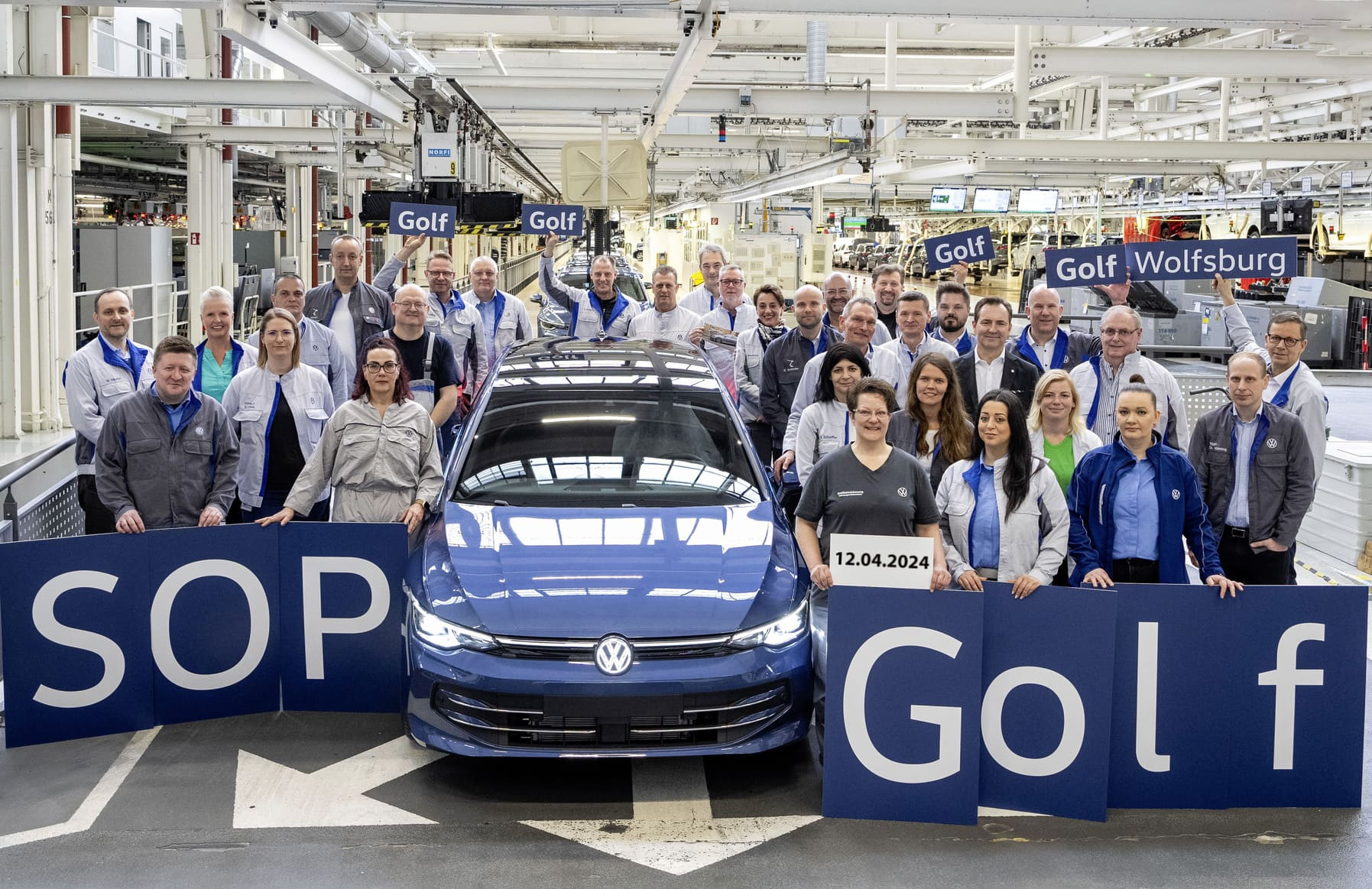 Volkswagen Golf завод
