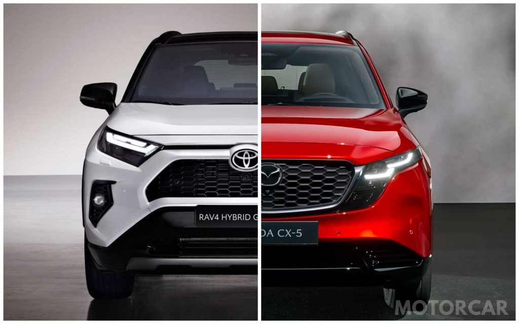 Mazda CX-5 та Toyota RAV4