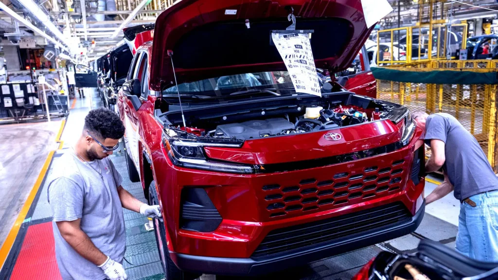 Toyota RAV4 виробництво