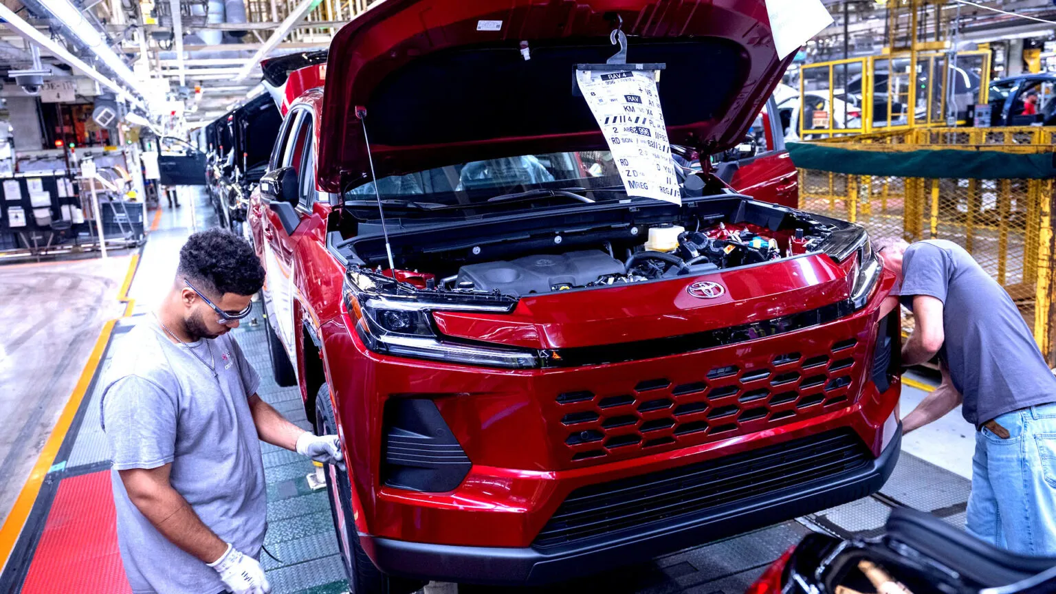 Toyota RAV4 виробництво